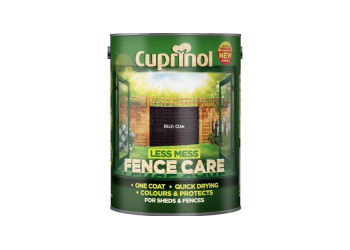Cuprinol Less Mess Fence Care Rich Oak 9L